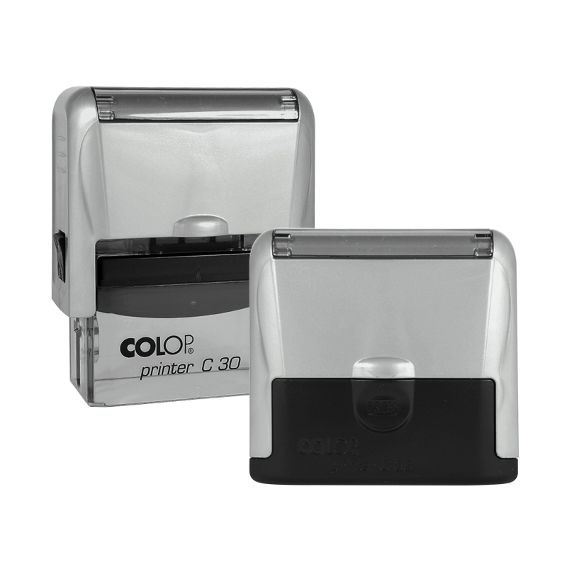 Pieczątka Colop Printer Compact 30 PRO - METALICZNY SREBRNY