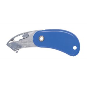 Nóż bezpieczny DONAU SAFETY DS-WO3, wymienne ostrze, zawieszka, niebieski