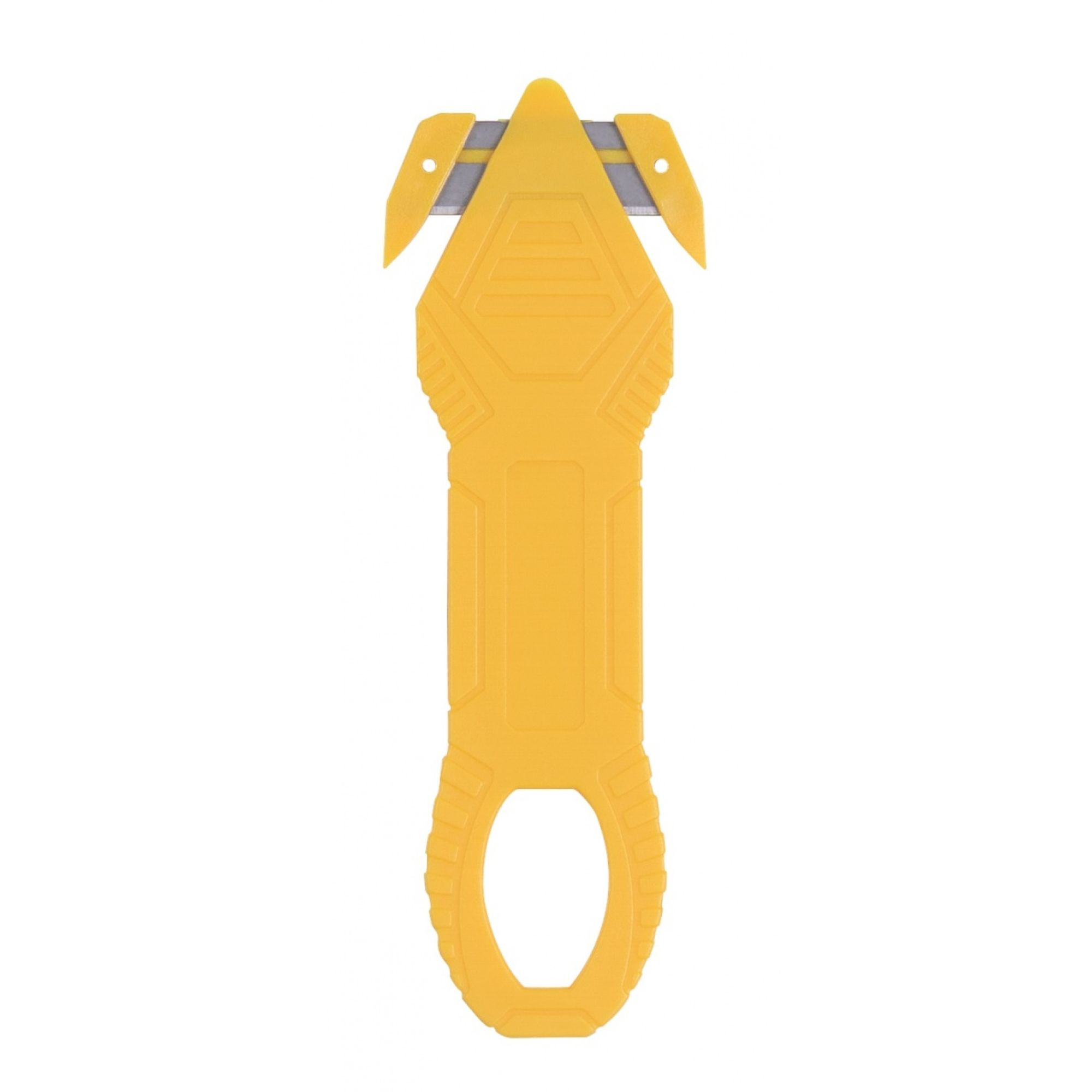 Nóż bezpieczny DONAU SAFETY DS-NWO2, niewymienne ostrze, zawieszka, żółty