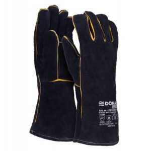 Rękawice spawalnicze DONAU SAFETY DS-WELMIG, MIG, skóra bydlęca, rozm. 10/XL, czarne